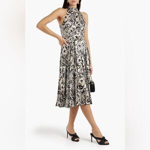 DIANE VON FURSTENBERG
Nicola pleated printed satin-jacquard midi dress